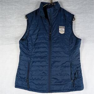 Crossland Nestle Employee Puffer Vest Womens Large Blue